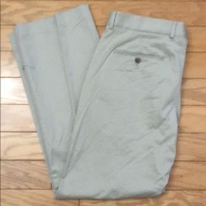 Express Producer Pants - Beige Pinstripe Men 34x30